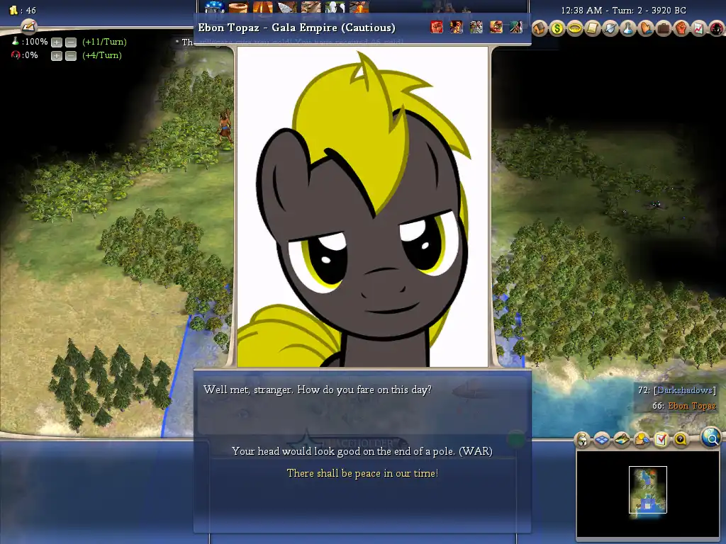Download web tool or web app Ponychan Civilization Mod to run in Linux online