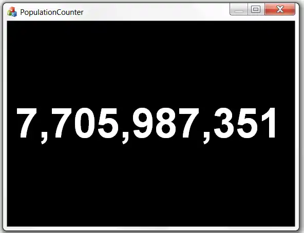 Download web tool or web app PopulationCounter