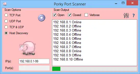 Download webtool of webapp Porky Port Scanner