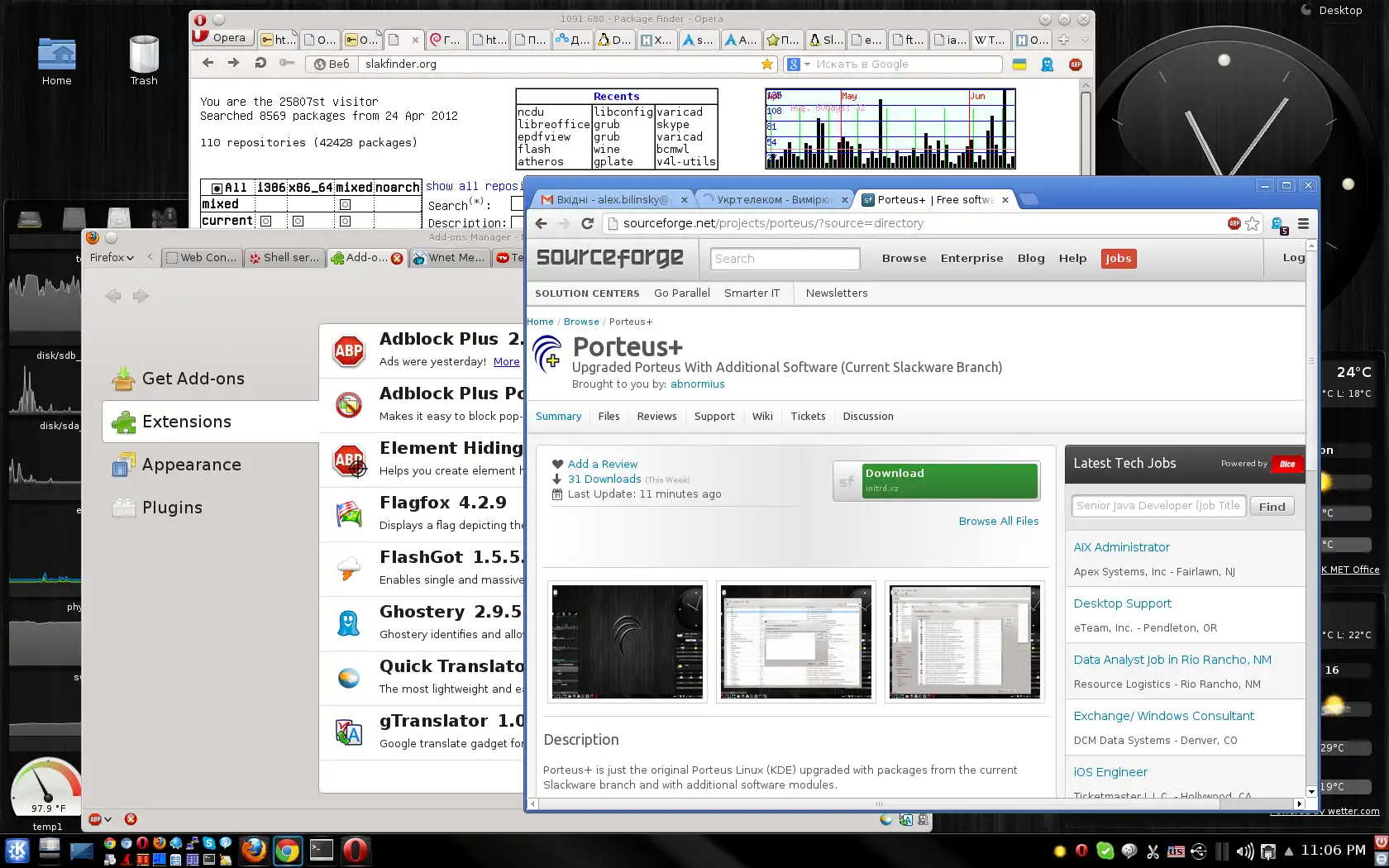 Download web tool or web app Porteus+