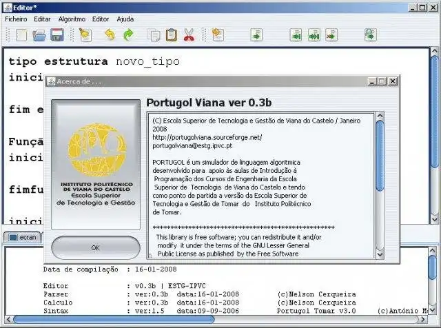 Download web tool or web app Portugol Viana