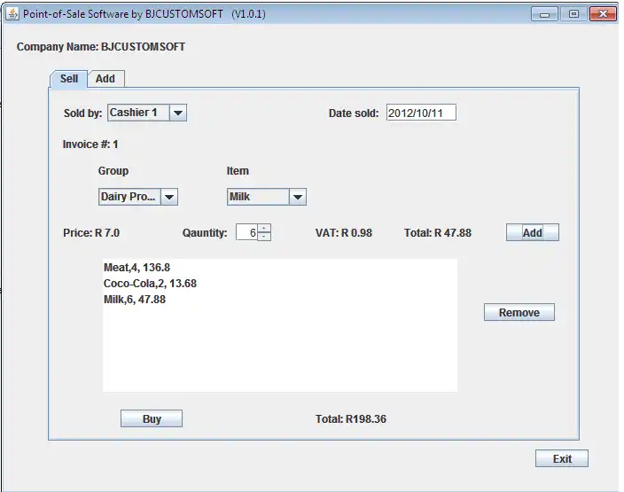 Download webtool of webapp POS-software