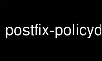 Run postfix-policyd-spf-perl in OnWorks free hosting provider over Ubuntu Online, Fedora Online, Windows online emulator or MAC OS online emulator