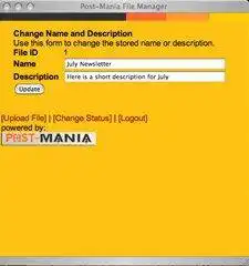 Download web tool or web app Post-Mania