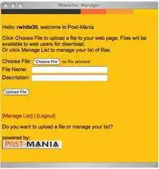 Download web tool or web app Post-Mania