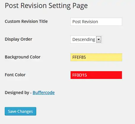 Download web tool or web app Post Revision Wordpress Plugin