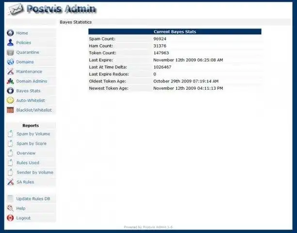 Download webtool of webapp PostVis Admin