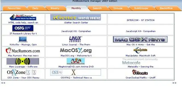 Download web tool or web app POT (Php Object Template)