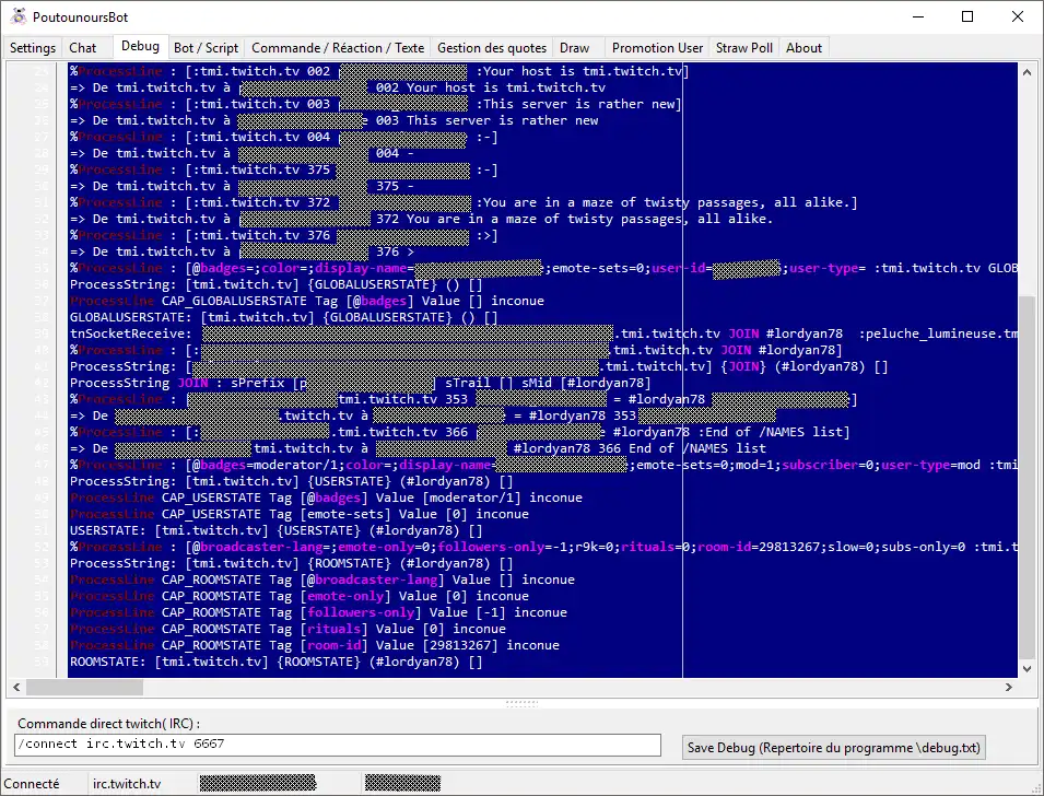 Download web tool or web app PoutounoursBot