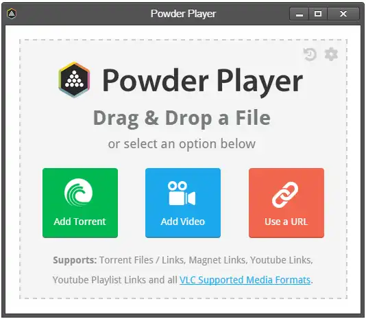 Descargue la herramienta web o la aplicación web Powder Player