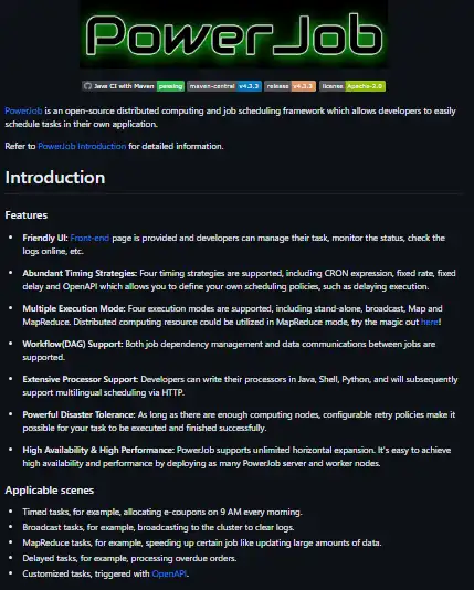 Download web tool or web app PowerJob