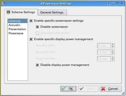 Download web tool or web app Powersave