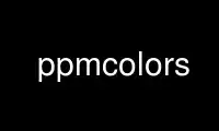 Запустіть ppmcolors у безкоштовному хостинг-провайдері OnWorks через Ubuntu Online, Fedora Online, онлайн-емулятор Windows або онлайн-емулятор MAC OS