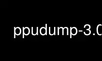 เรียกใช้ ppudump-3.0.0 ในผู้ให้บริการโฮสต์ฟรีของ OnWorks ผ่าน Ubuntu Online, Fedora Online, โปรแกรมจำลองออนไลน์ของ Windows หรือโปรแกรมจำลองออนไลน์ของ MAC OS