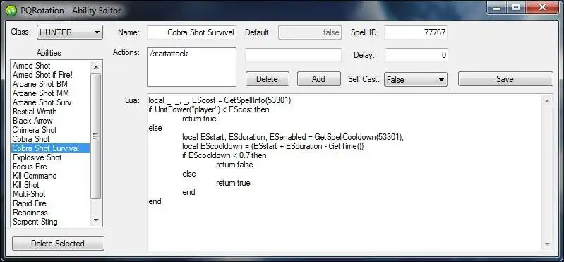 Download web tool or web app PQRotation