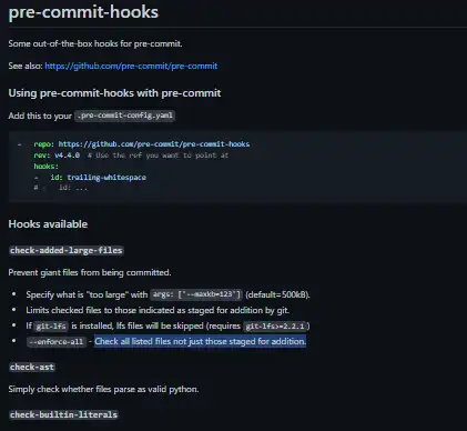 ດາວໂຫລດເຄື່ອງມືເວັບ ຫຼື web app pre-commit-hooks