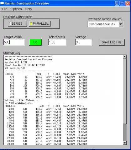 Unduh alat web atau aplikasi web Pencarian nilai resistor pilihan untuk dijalankan di Linux online