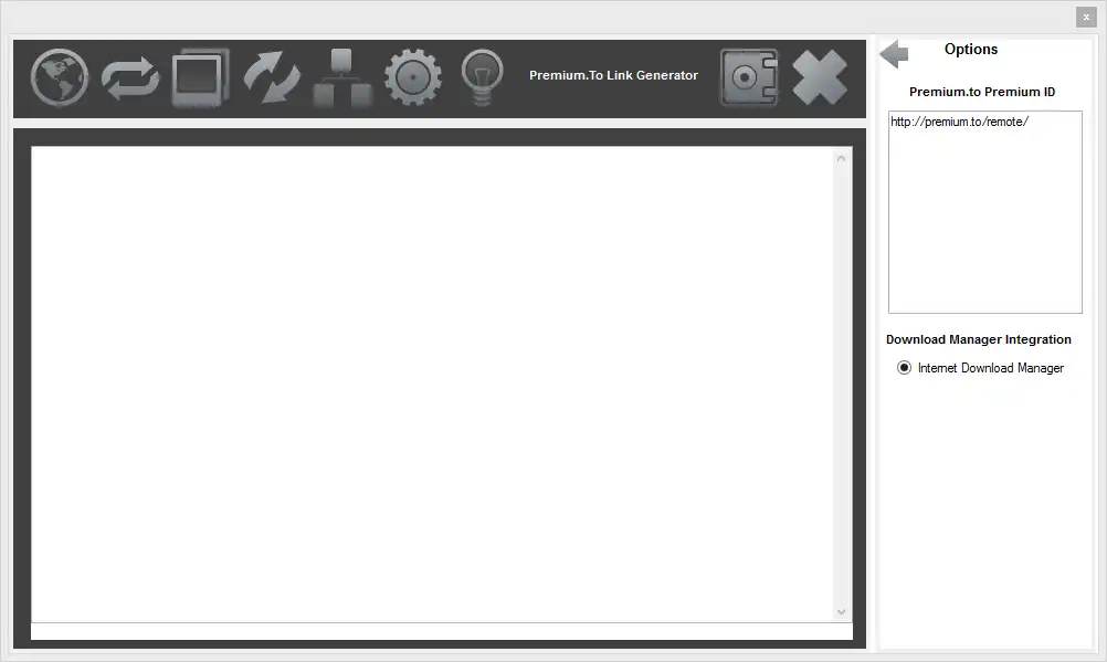 Download webtool of webapp Premium.to Link Generator