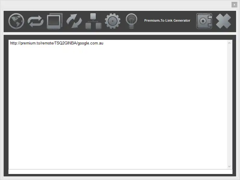 Download web tool or web app Premium.to Link Generator