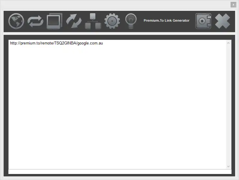 Download webtool of webapp Premium.to Link Generator