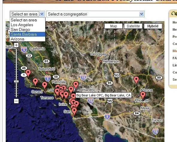 Download web tool or web app PresbyterySite