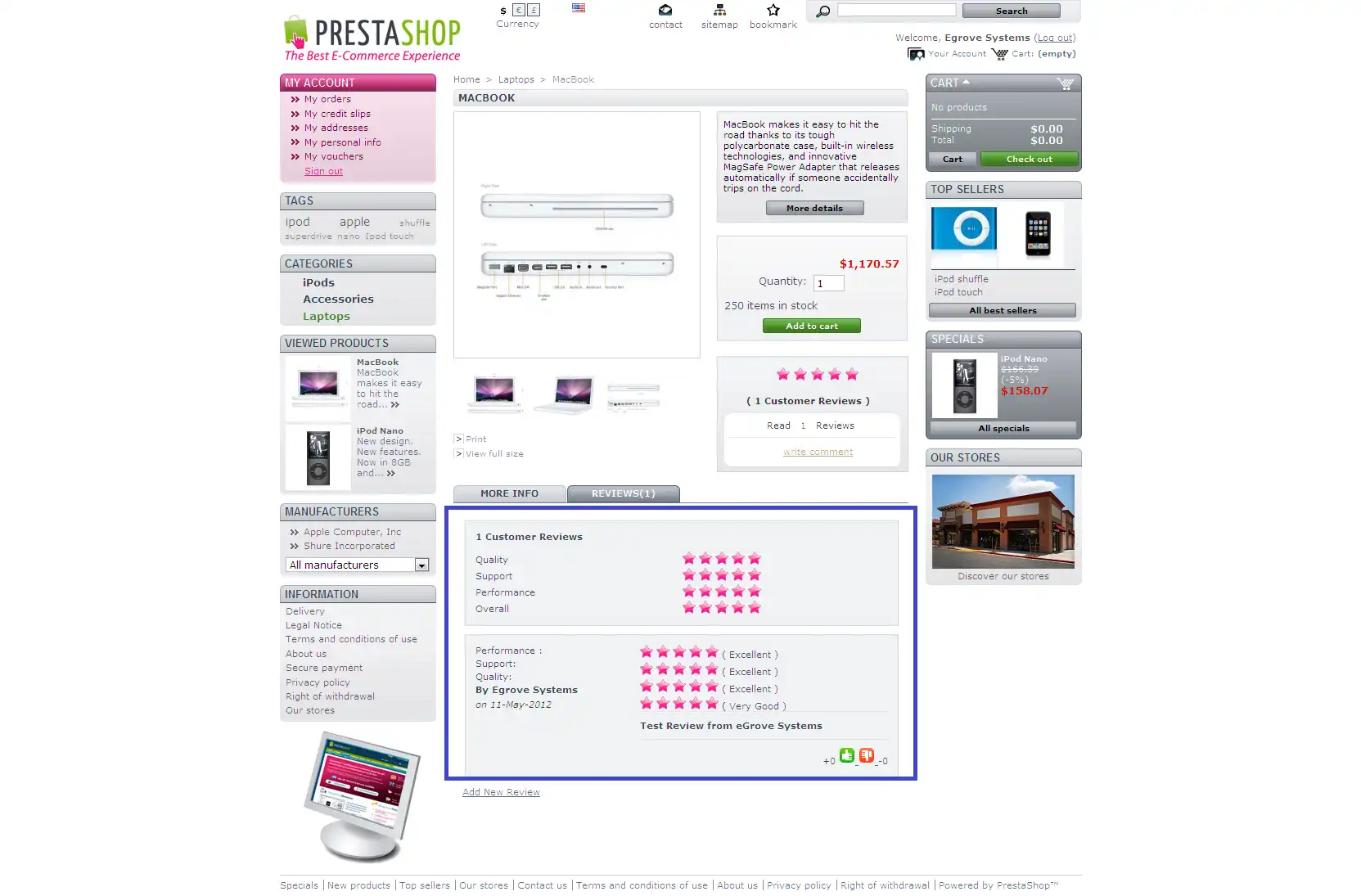 دانلود ابزار وب یا برنامه وب Prestashop Rating Review+Google Snippets