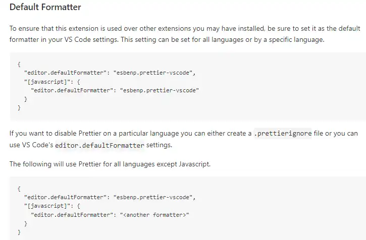 Scarica lo strumento Web o l'app Web Prettier Formatter per Visual Studio