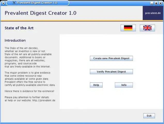 Download web tool or web app prevalent - Is this software-patent new?