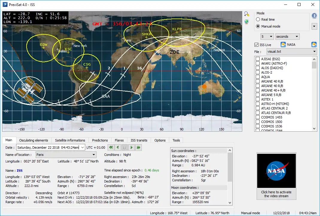Download web tool or web app PreviSat to run in Linux online