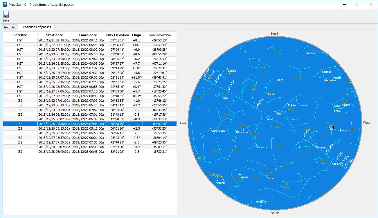 Download web tool or web app PreviSat to run in Linux online