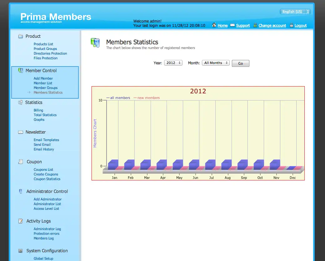 Descargue la herramienta web o la aplicación web Prima Membership