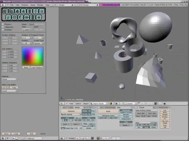 Download web tool or web app Prim dot Blender (Prim.Blender)