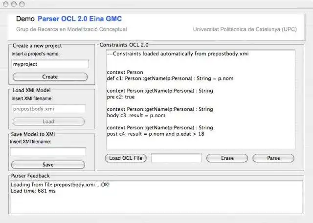Download web tool or web app Processor of OCL 2.0 expressions