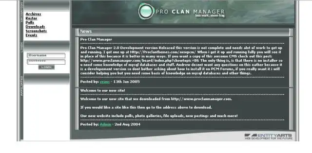 ابزار وب یا برنامه وب Pro Clan Manager را برای اجرا در لینوکس به صورت آنلاین دانلود کنید