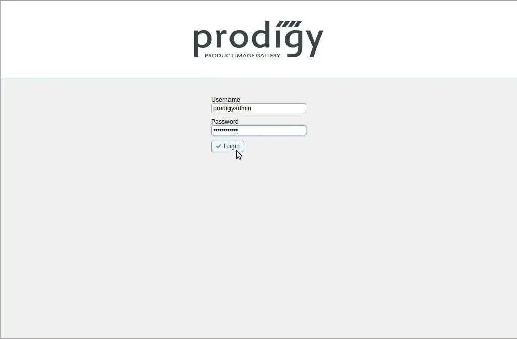 Download de webtool of webapp Prodigy - Productafbeeldingsgalerij