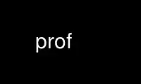 Voer prof uit in de gratis hostingprovider van OnWorks via Ubuntu Online, Fedora Online, Windows online emulator of MAC OS online emulator