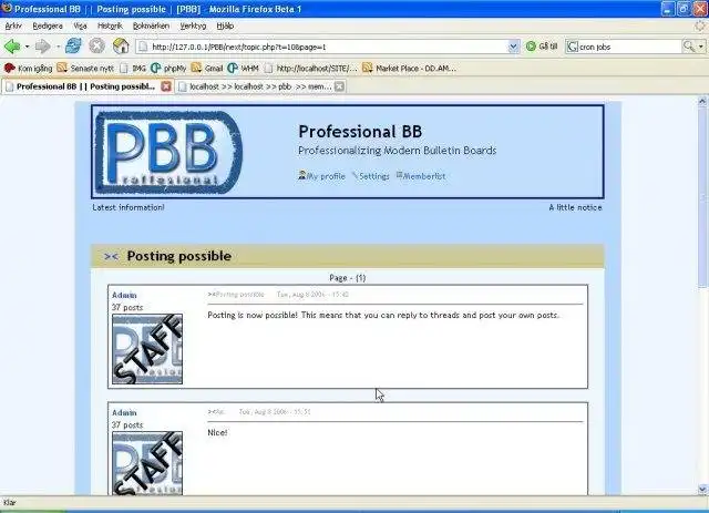 Download web tool or web app Professional BB