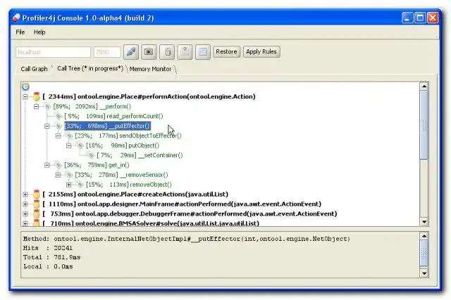 Download web tool or web app Profiler4j - Profiling made easy