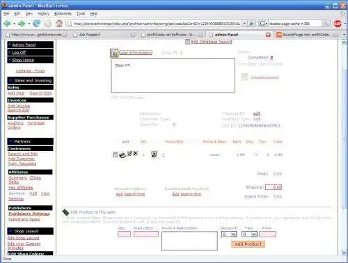 Descărcați instrumentul web sau aplicația web profitCode Coș de cumpărături