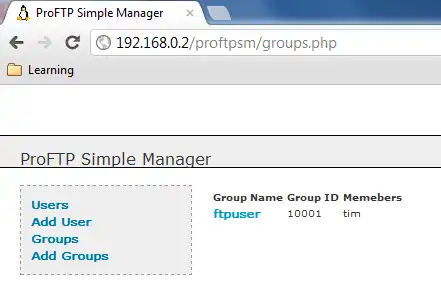 Download web tool or web app ProFTP Simple Manager