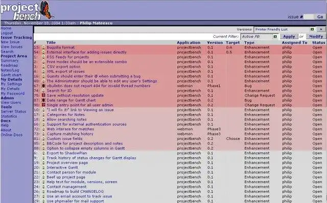 웹 도구 또는 웹 앱 ProjectBench 다운로드