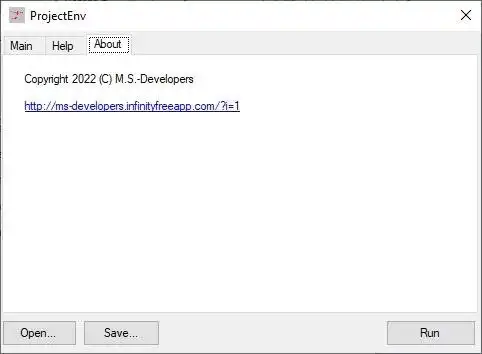 Download webtool of web-app ProjectEnv