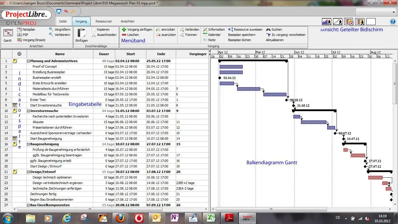 Download web tool or web app ProjectLibre - Project Management