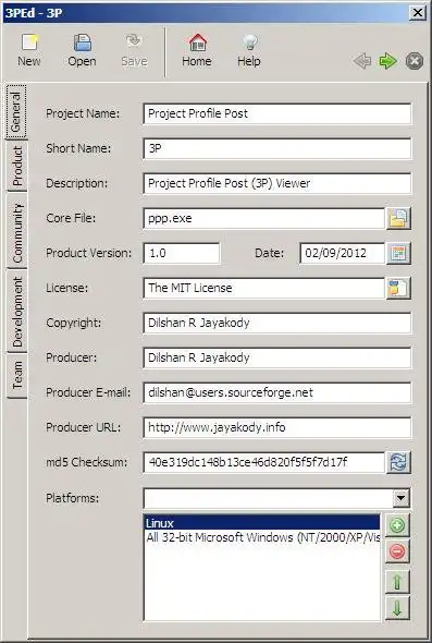 Download web tool or web app Project Profile Post