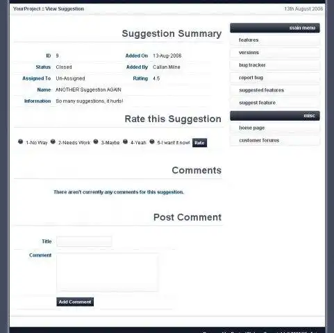 Mag-download ng web tool o web app na ProjectStatus