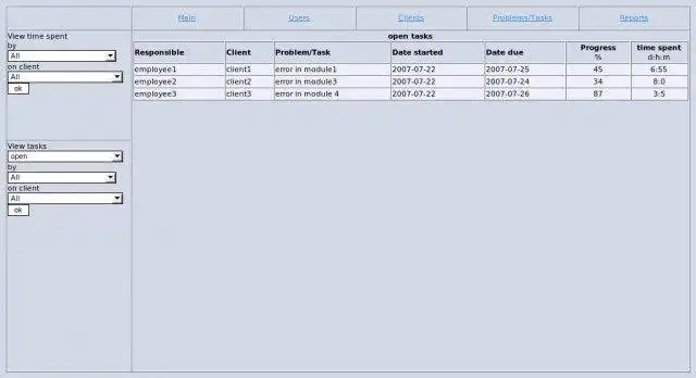 Download web tool or web app Project Tracker