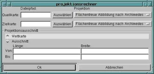 Download webtool of webapp projektionsrechner