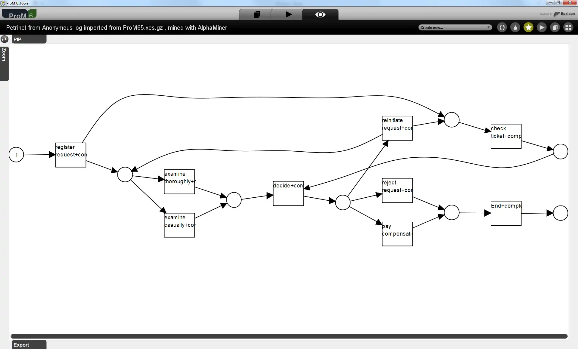 Mag-download ng web tool o web app na ProM - Framework para sa Prosesong Pagmimina