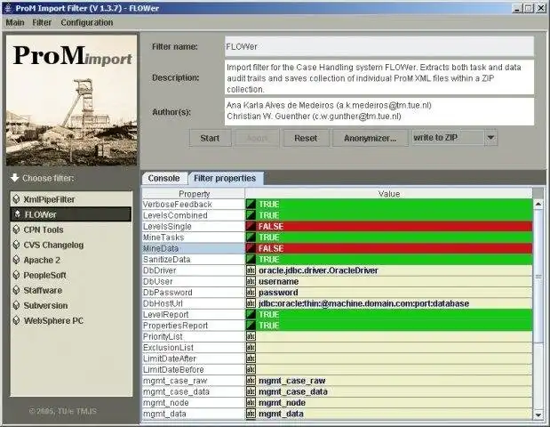 Pobierz narzędzie internetowe lub aplikację internetową ProM Import Framework