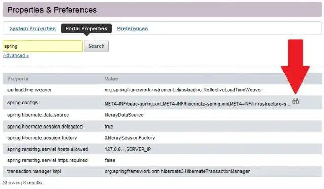 Download web tool or web app Props n Prefs Portlet for Liferay